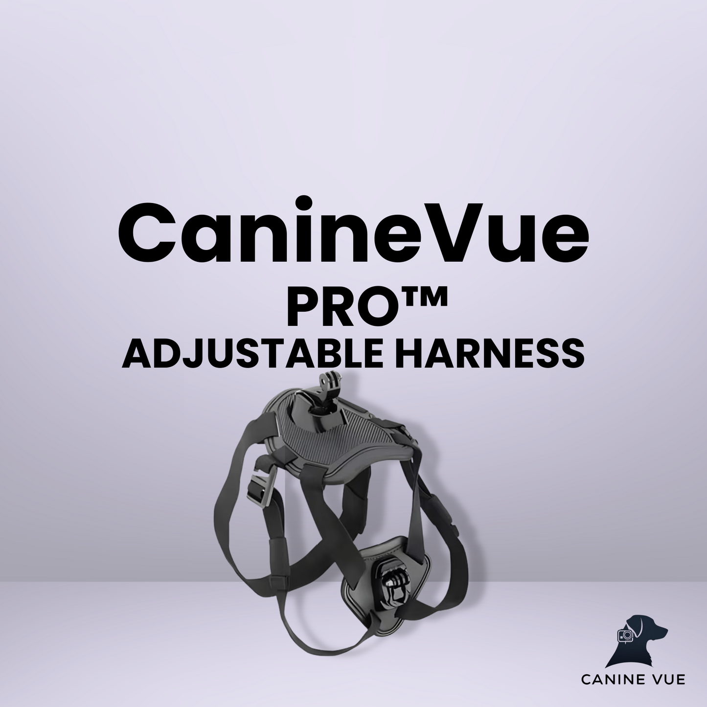 CanineVue™ Pro: Adjustable Dog Camera Harness